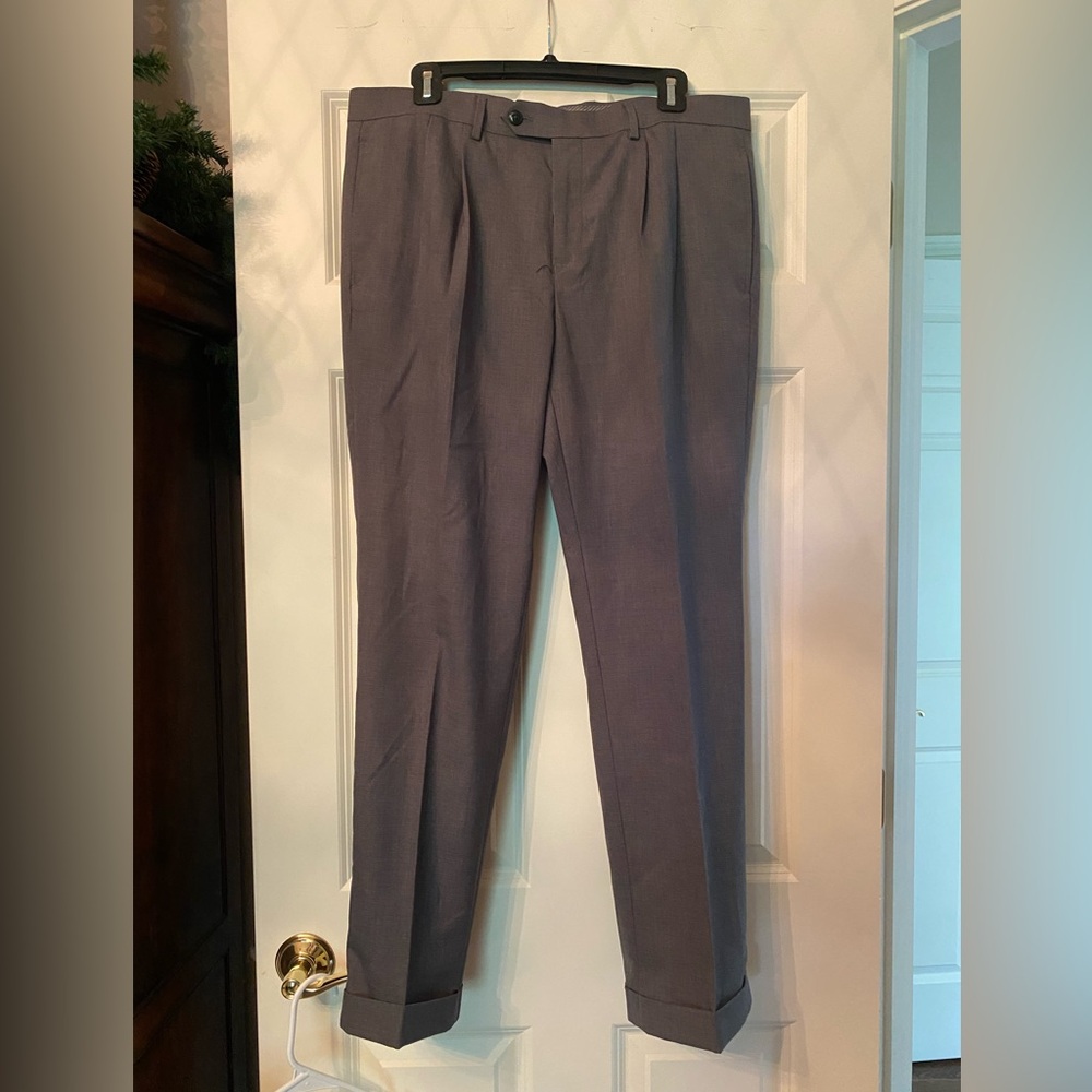 Classic Men's Charcoal Dress Pants